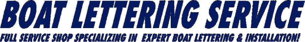 Boat Lettering Service