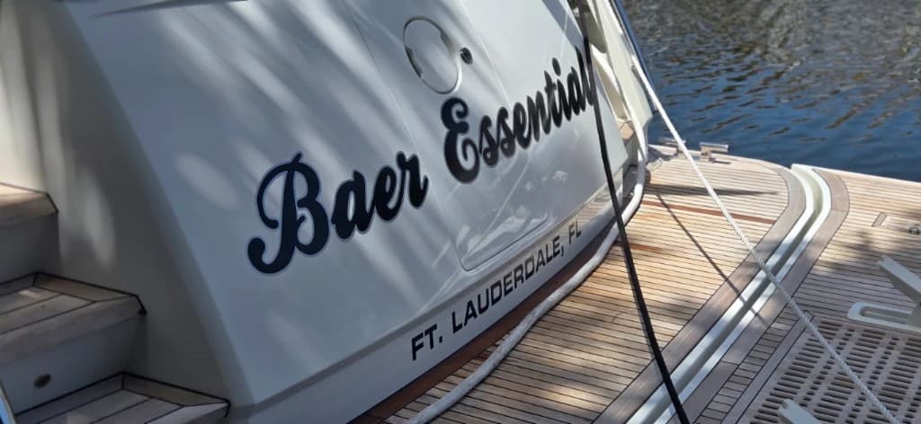 Baer Essential lettering, Ft. Lauderdale, FL