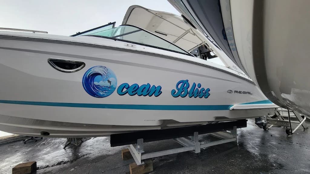 Ocean Bliss lettering, Regal